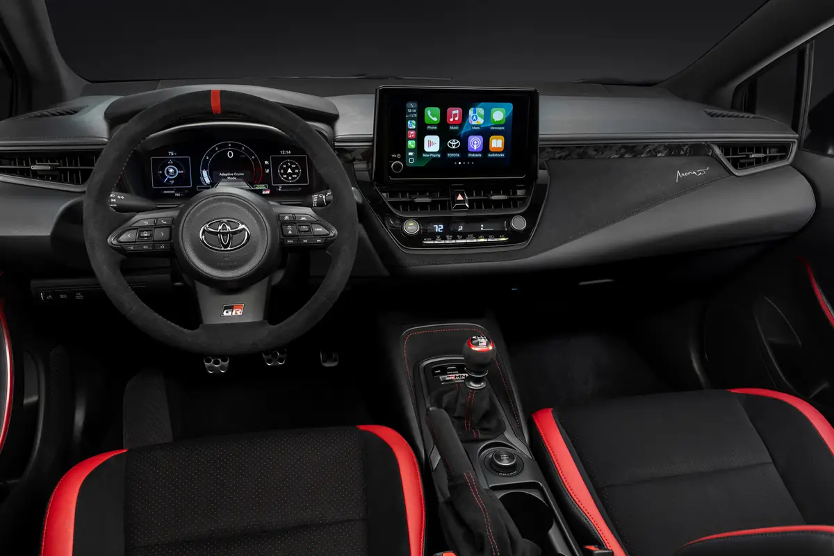 toyota grmn corolla 2026 interior oem 05 jpg