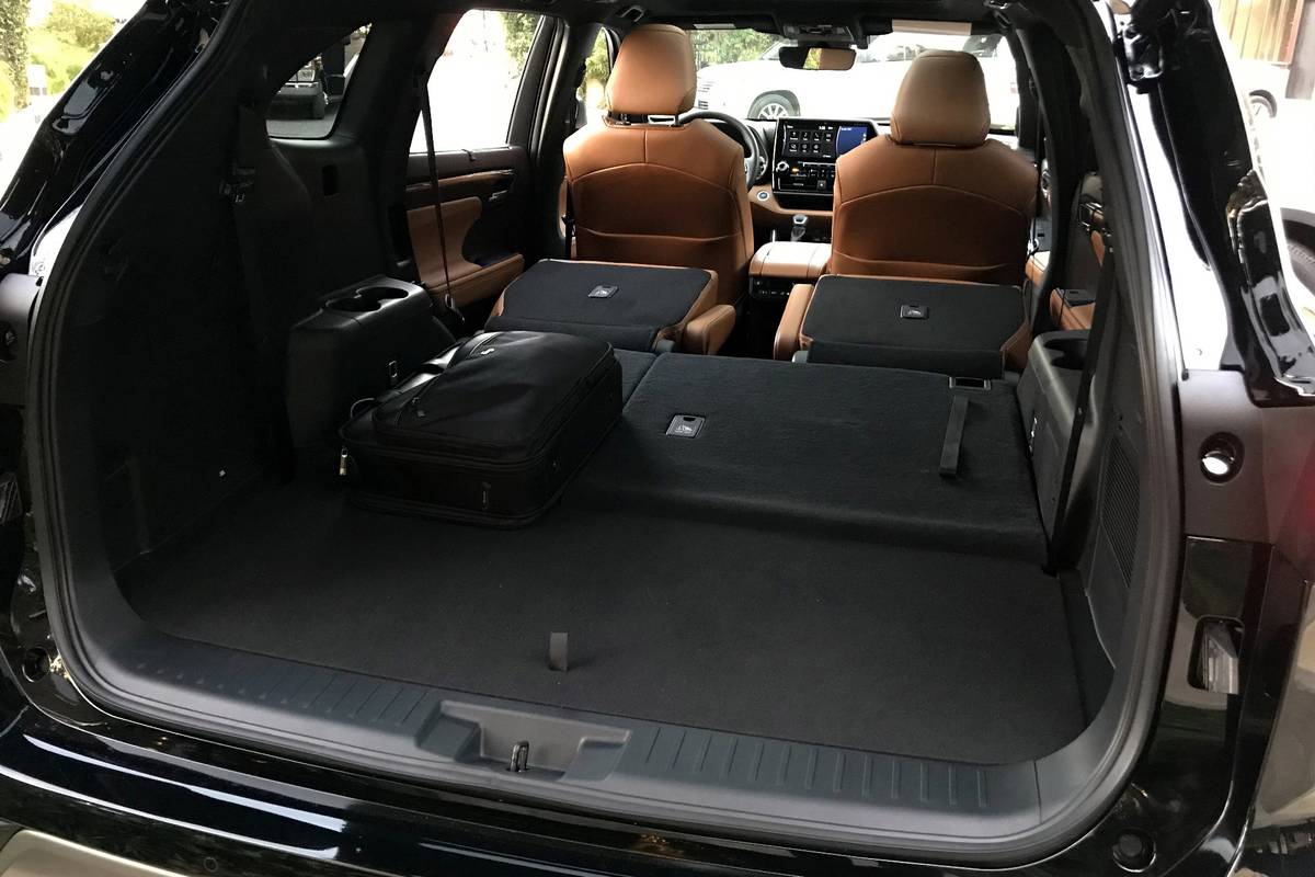 Toyota Highlander 2020 22 Folding Seats Trunk 