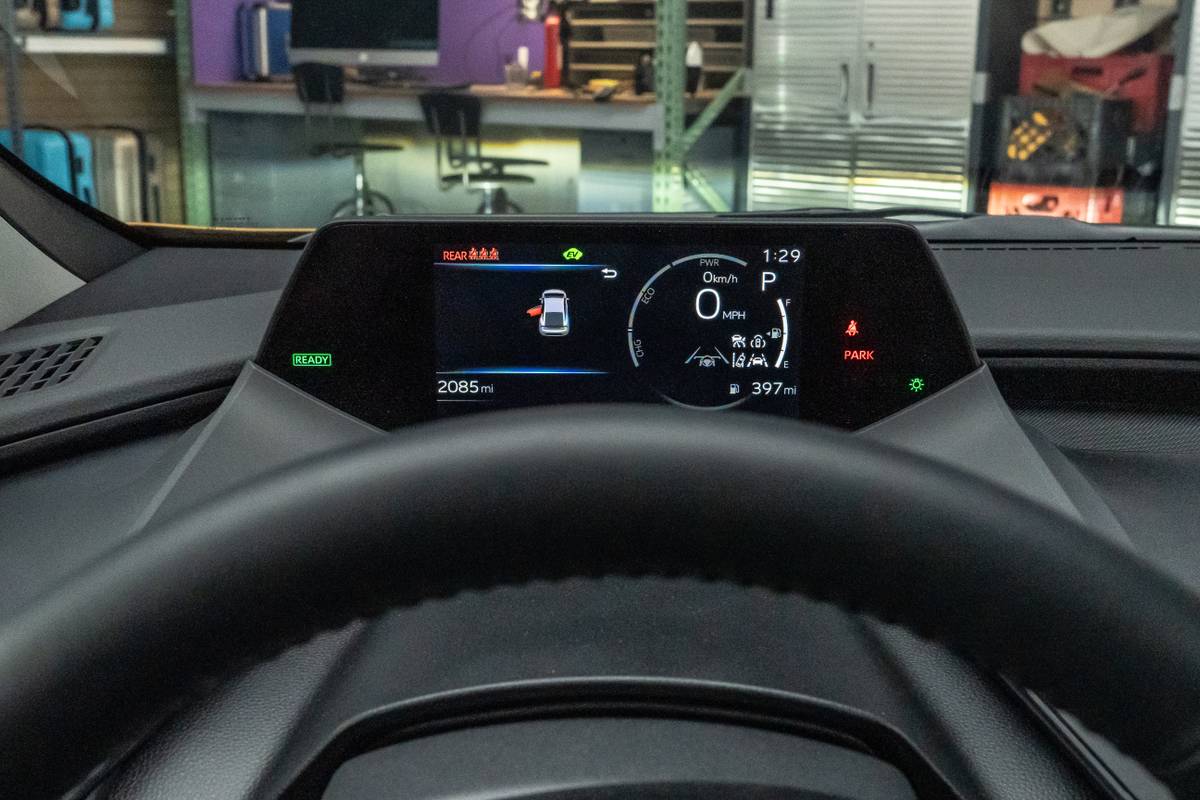 toyota prius nightshade 2025 17 interior instrument panel jpg