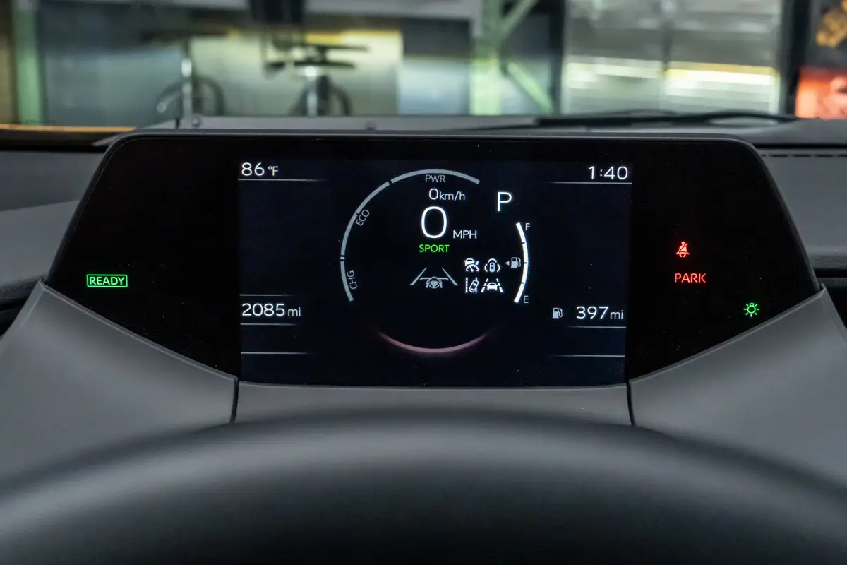 toyota prius nightshade 2025 18 interior instrument panel jpg