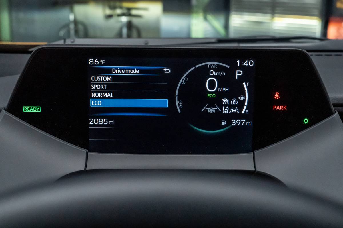toyota prius nightshade 2025 19 interior instrument panel jpg