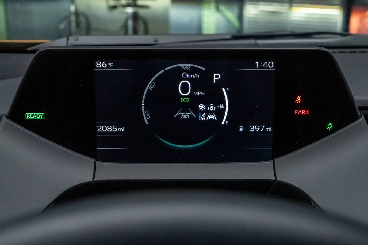 toyota prius nightshade 2025 20 interior instrument panel jpg