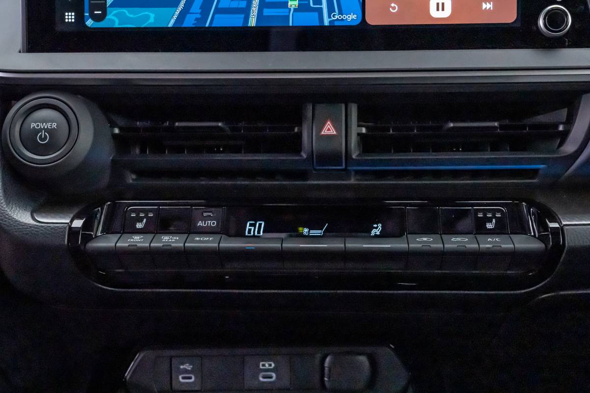 toyota prius nightshade 2025 26 interior climate control jpg