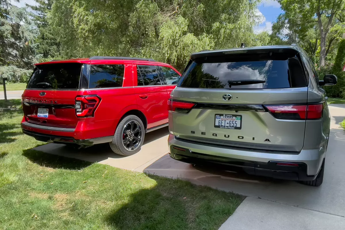 2023 Toyota Sequoia Vs. 2022 Ford Expedition How Do the Big SUVs Compare?