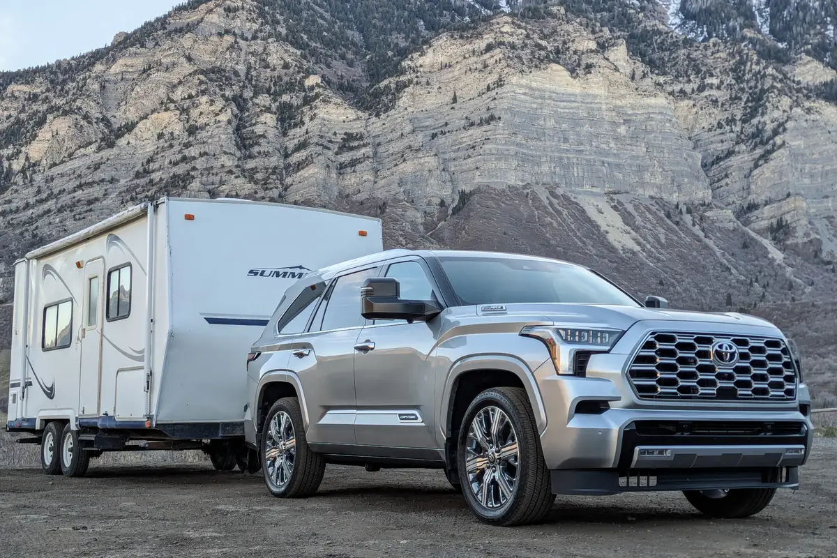 toyota sequoia capstone 2026 01 exterior front angle towing scaled jpg