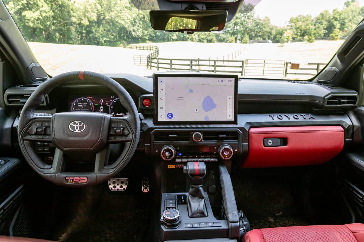 toyota tacoma trd pro 2025 54 interior front row scaled jpg