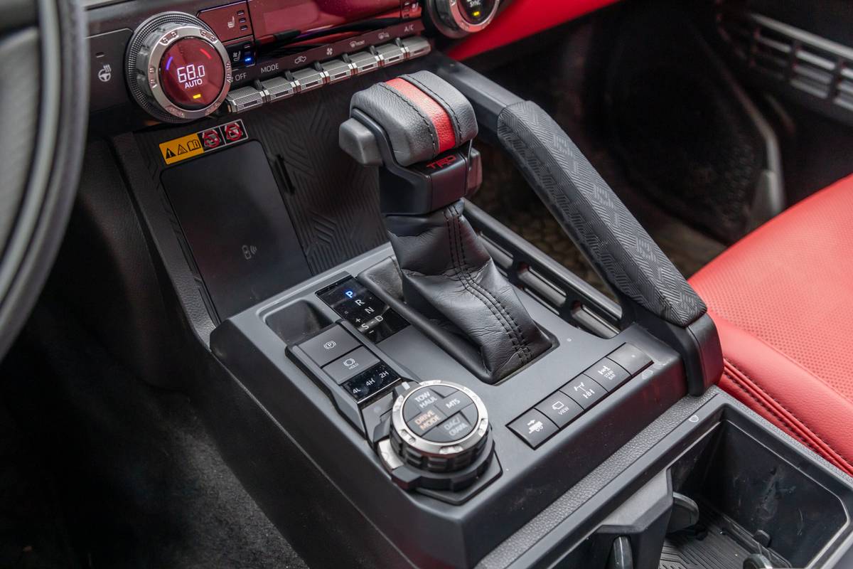 toyota tacoma trd pro 2025 70 interior gearshift scaled jpg