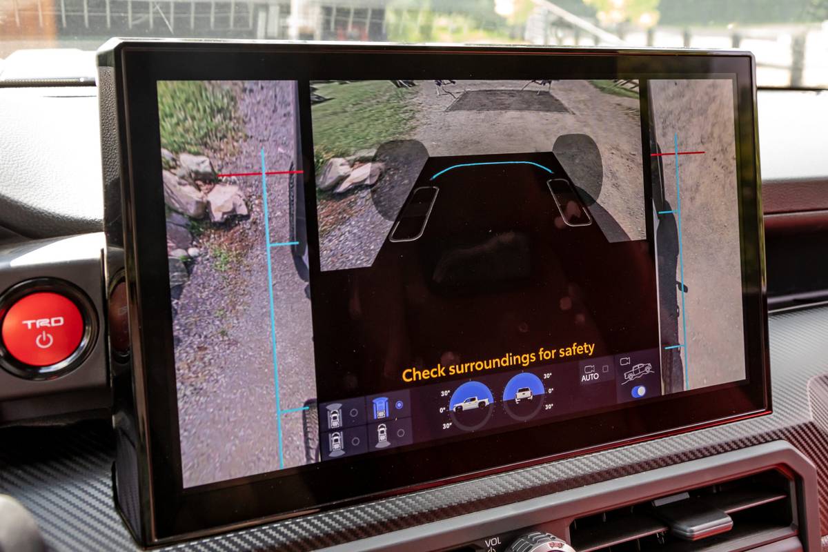 toyota tacoma trd pro 2025 76 interior center stack display scaled jpg