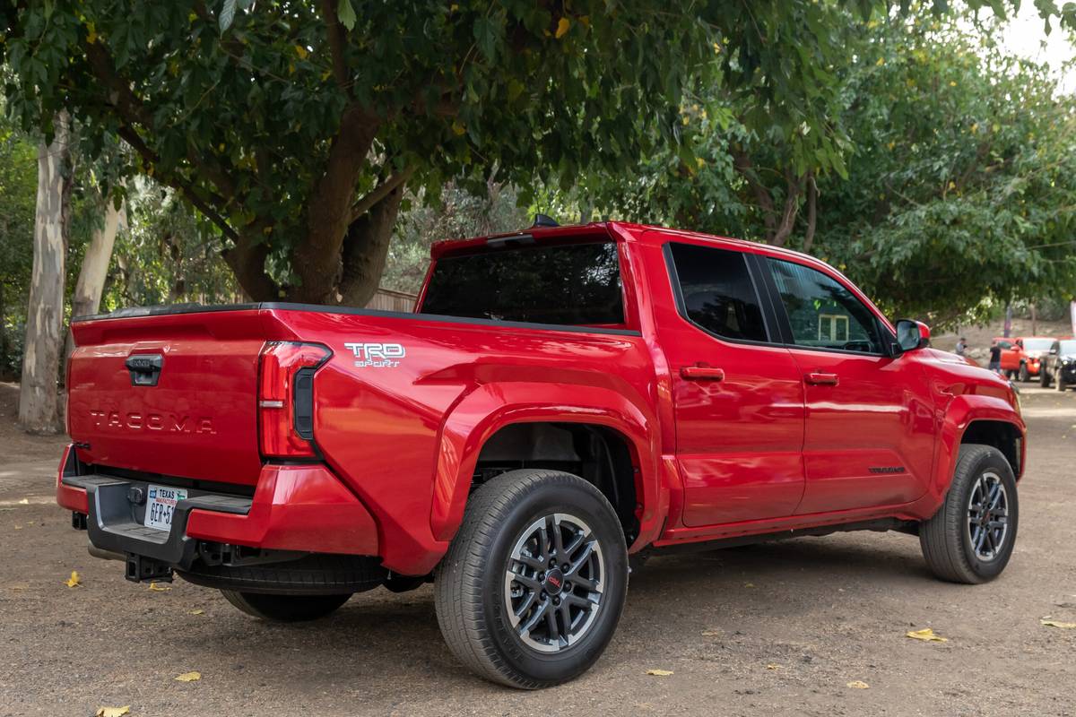 toyota tacoma trd sport double cab 2024 41 exterior rear angle scaled jpg