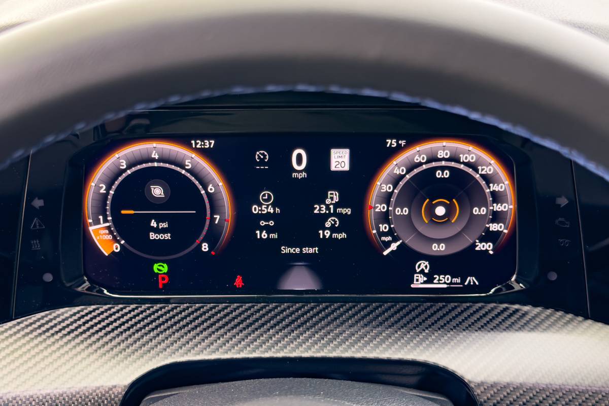 volkswagen golf r 2025 17 interior instrument panel scaled jpg