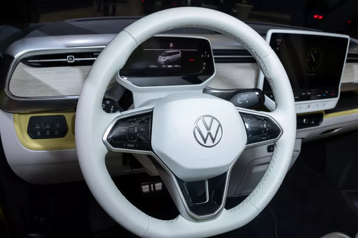 Up Close With the Volkswagen ID. Buzz: Not Your Average Minivan | Cars.com