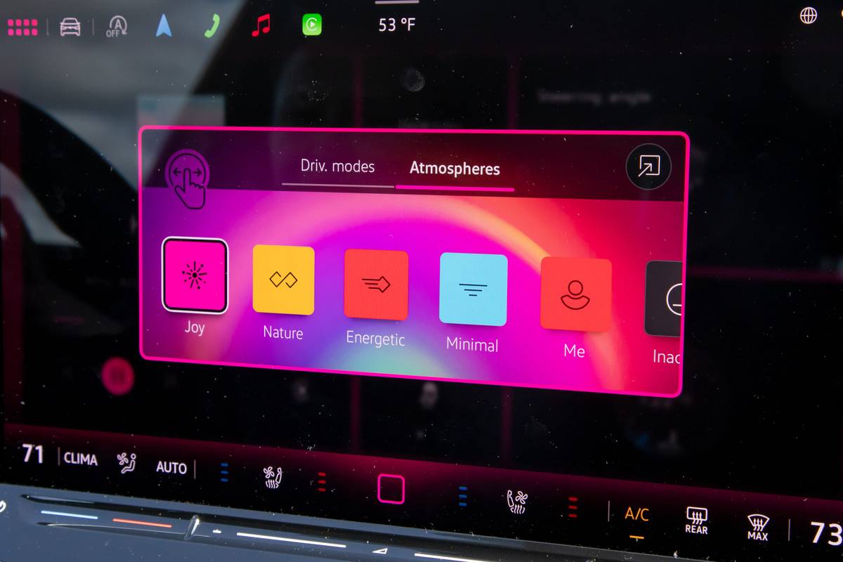 volkswagen tiguan sel r line 2025 26 interior center stack display scaled jpg