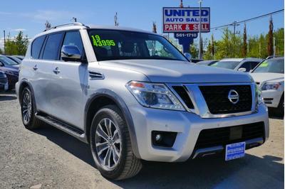 used 2019 nissan armada sl jn8ay2nc1k9581538 auto com auto com