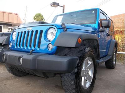 blue jeep rubicon