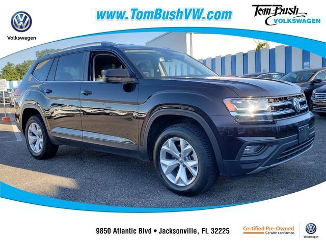 Tom Bush Vw >> Certified 2018 Volkswagen Atlas 3 6l Sel Suv In Jacksonville Fl Tom Bush Vw >> Certified 2018 Volkswagen Atlas 3 6l Sel Suv In Jacksonville Fl